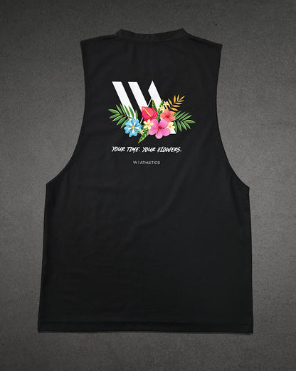 Flowers Muscle Tee
